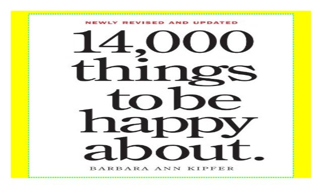 14000 Things To Be Happy About Epub